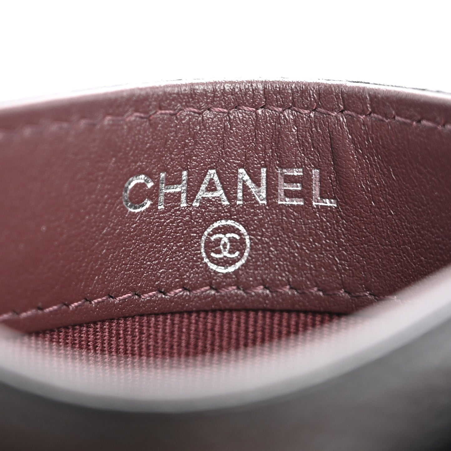 Caviar Quilted Card Holder Black