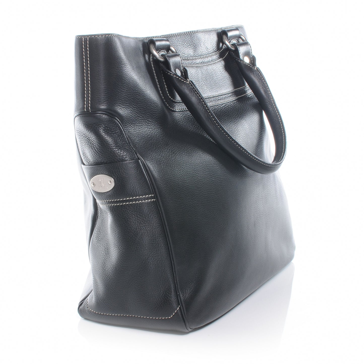 Leather Boogie Tote Black