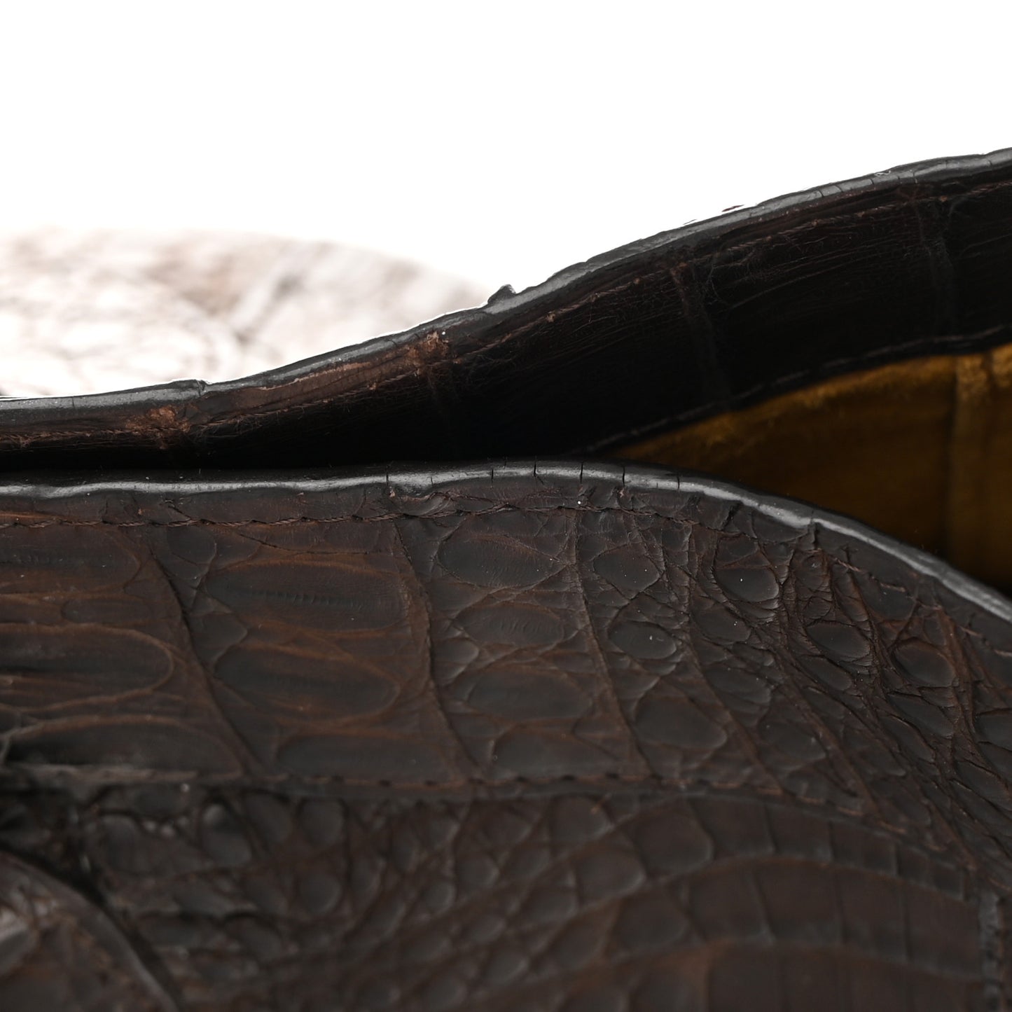 Crocodile Tote Brown
