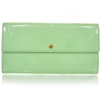 Louis Vuitton Vernis Sarah Wallet Peppermint 3 of 9