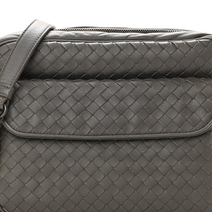 Bottega Veneta Nappa Intrecciato Messenger Bag Grey 6 of 8