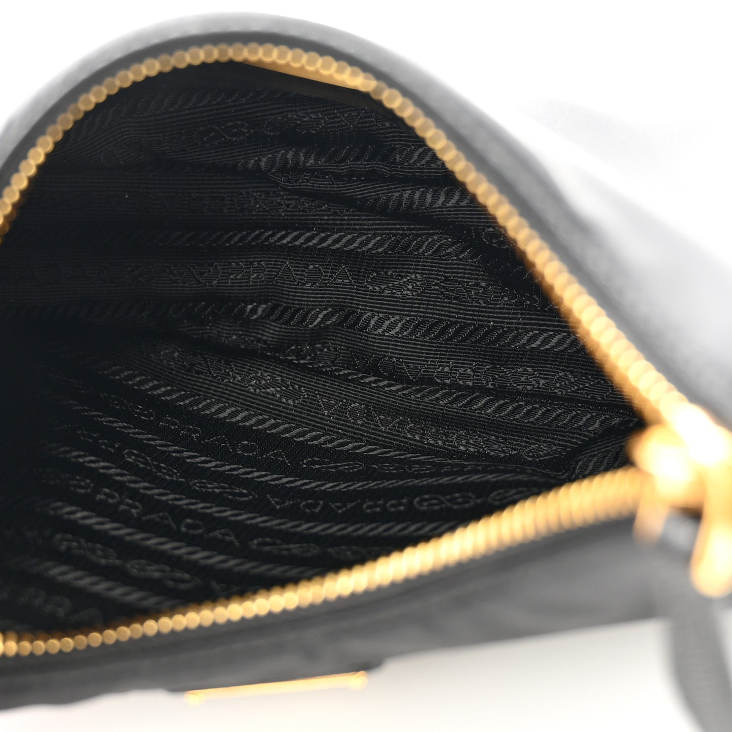 Tessuto Nylon Saffiano Mini Re-Edition 2005 Bag Black