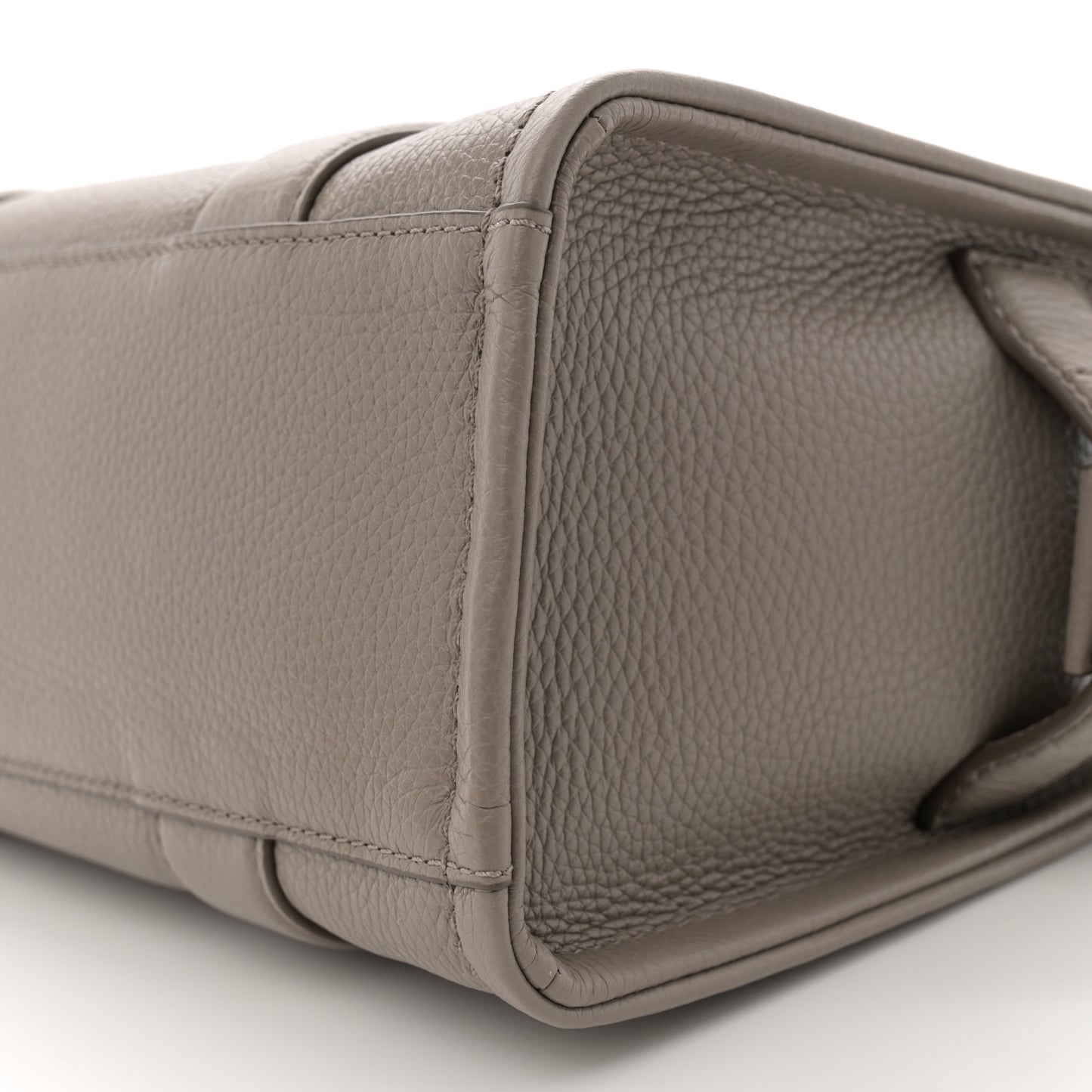 Grained Calfskin Small The Tote Bag Cement