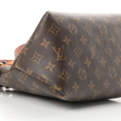 Louis Vuitton Monogram Beaubourg Hobo Mini Bordeaux Red Peach Safran Blue Jean Blue 9 of 10