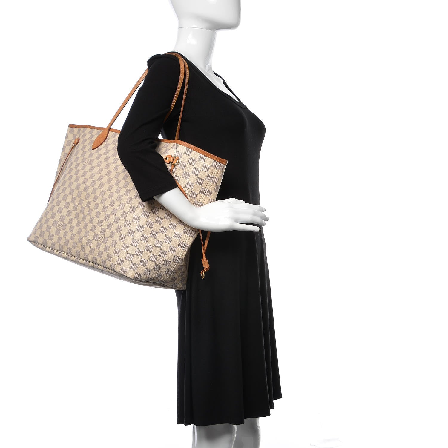 Louis Vuitton Damier Azur Neo Neverfull GM Rose Ballerine 2 of 21