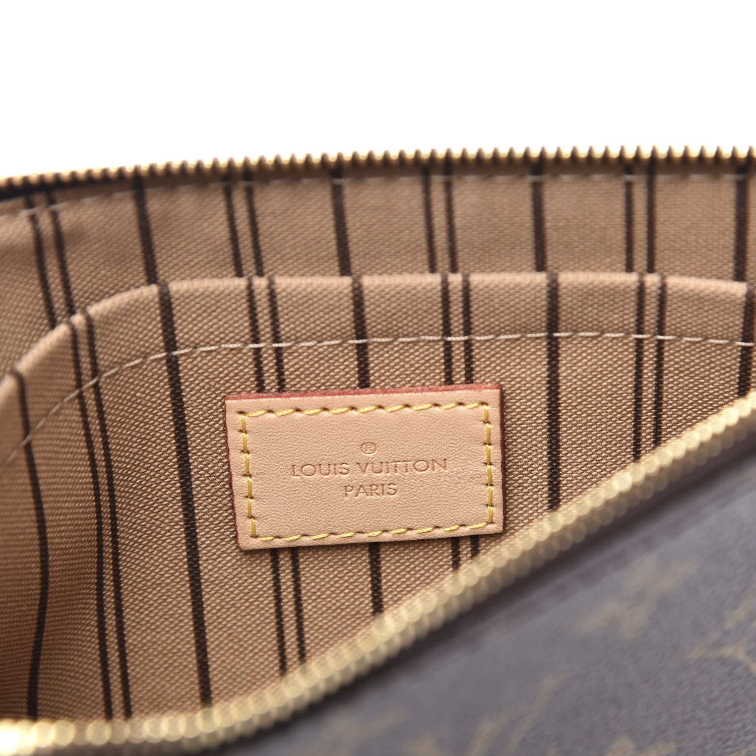 Louis Vuitton Monogram Neverfull MM GM Pochette 5 of 7