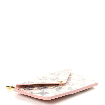 Louis Vuitton Damier Azur Recto Verso Card Holder Rose Ballerine 4 of 8