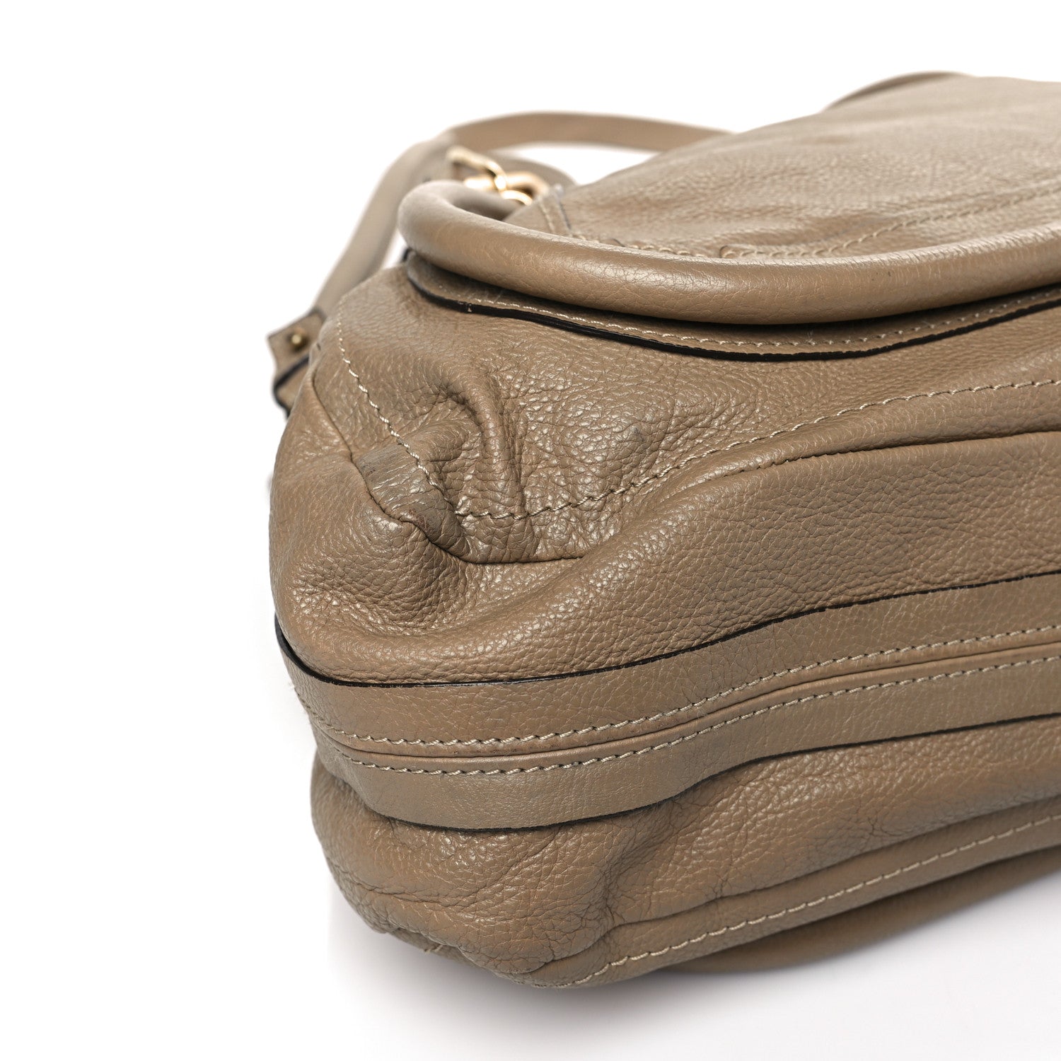 Chloe Calfskin Medium PARATY Barbour Khaki 8 of 12