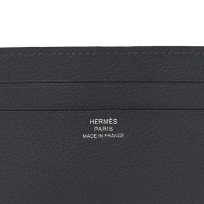 Hermes Evercolor Citizen Twill Card Case Gris Meyer 6 of 7