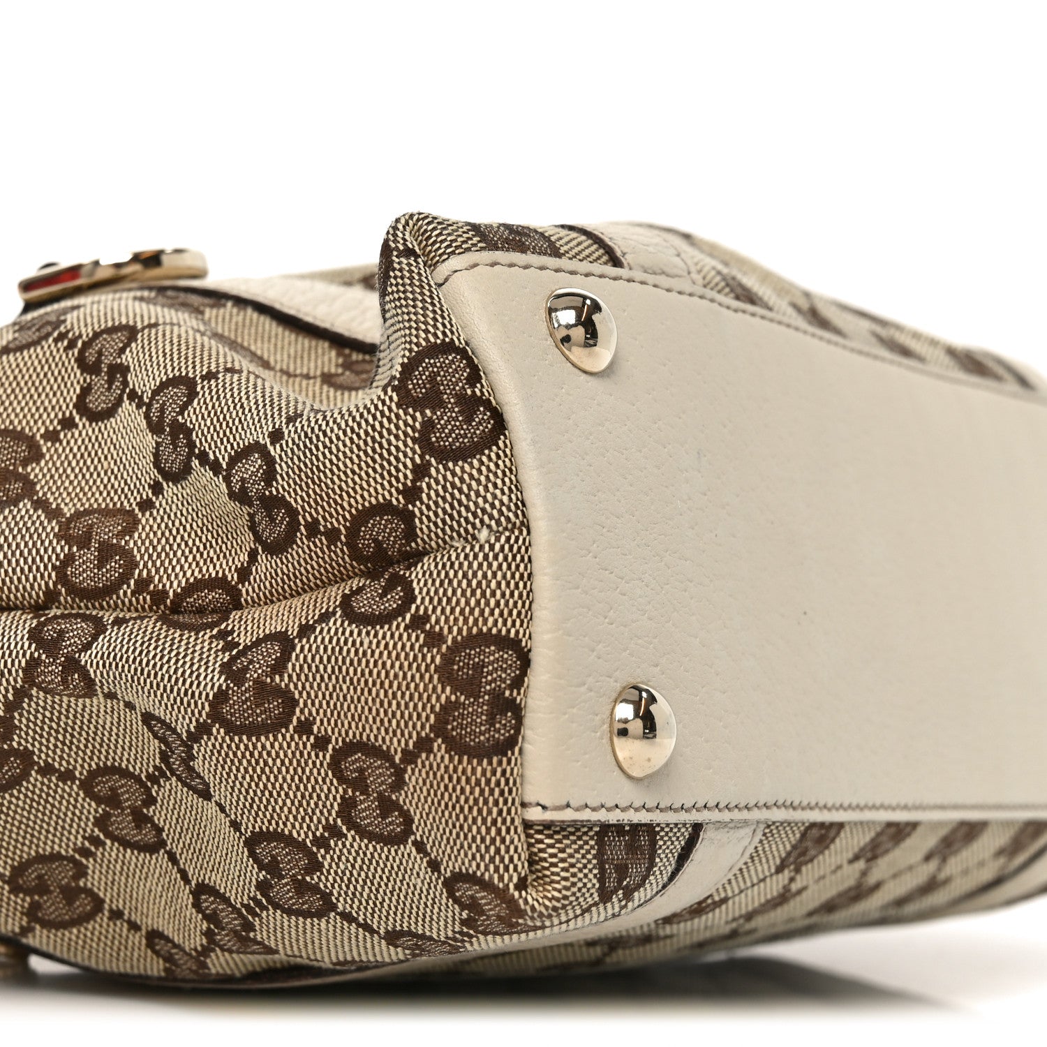 Gucci Monogram Small Abbey Tote Off White 9 of 10