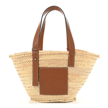 Loewe Raffia Basket Tote Bag Natural Tan 1 of 9