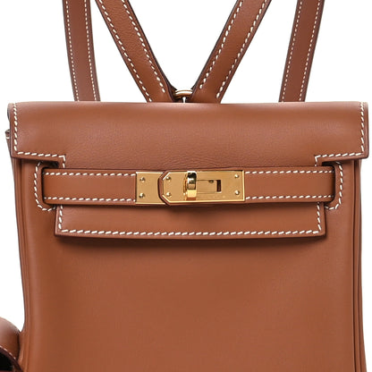 Hermes Swift Kelly Jump Backpack Gold 8 of 11