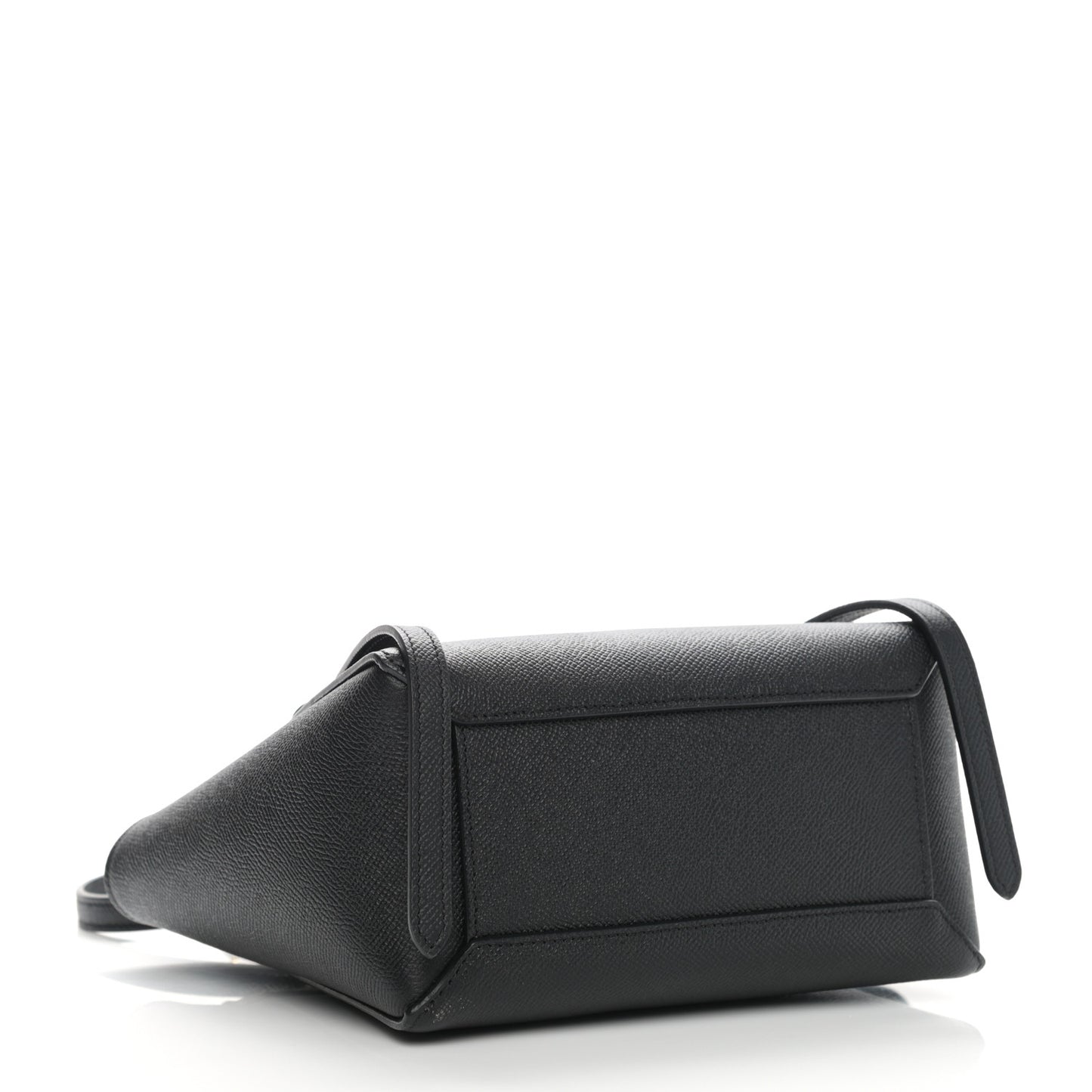 Grained Calfskin Nano Belt Bag Black