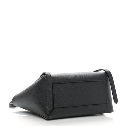Celine Grained Calfskin Nano Belt Bag Black 3 of 9