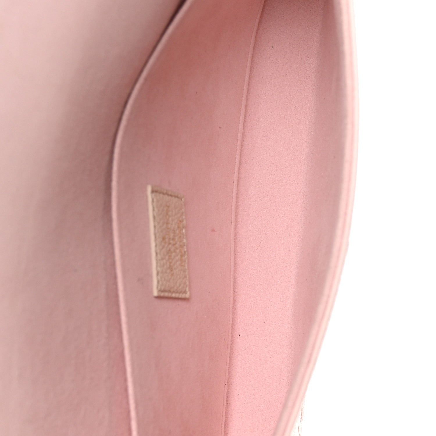 Louis Vuitton Empreinte Spring in the City Felicie Pochette Chain Wallet Pink Beige Yellow 5 of 9