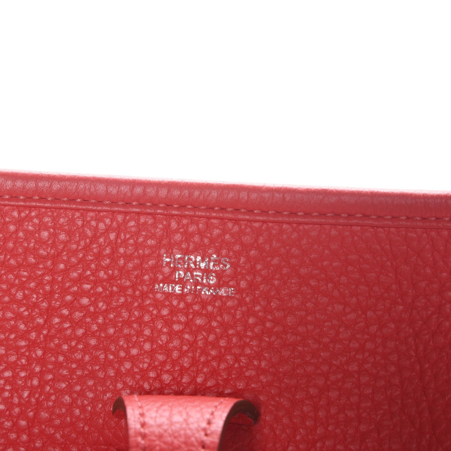 Hermes Taurillon Clemence Evelyne PM Peony 6 of 7