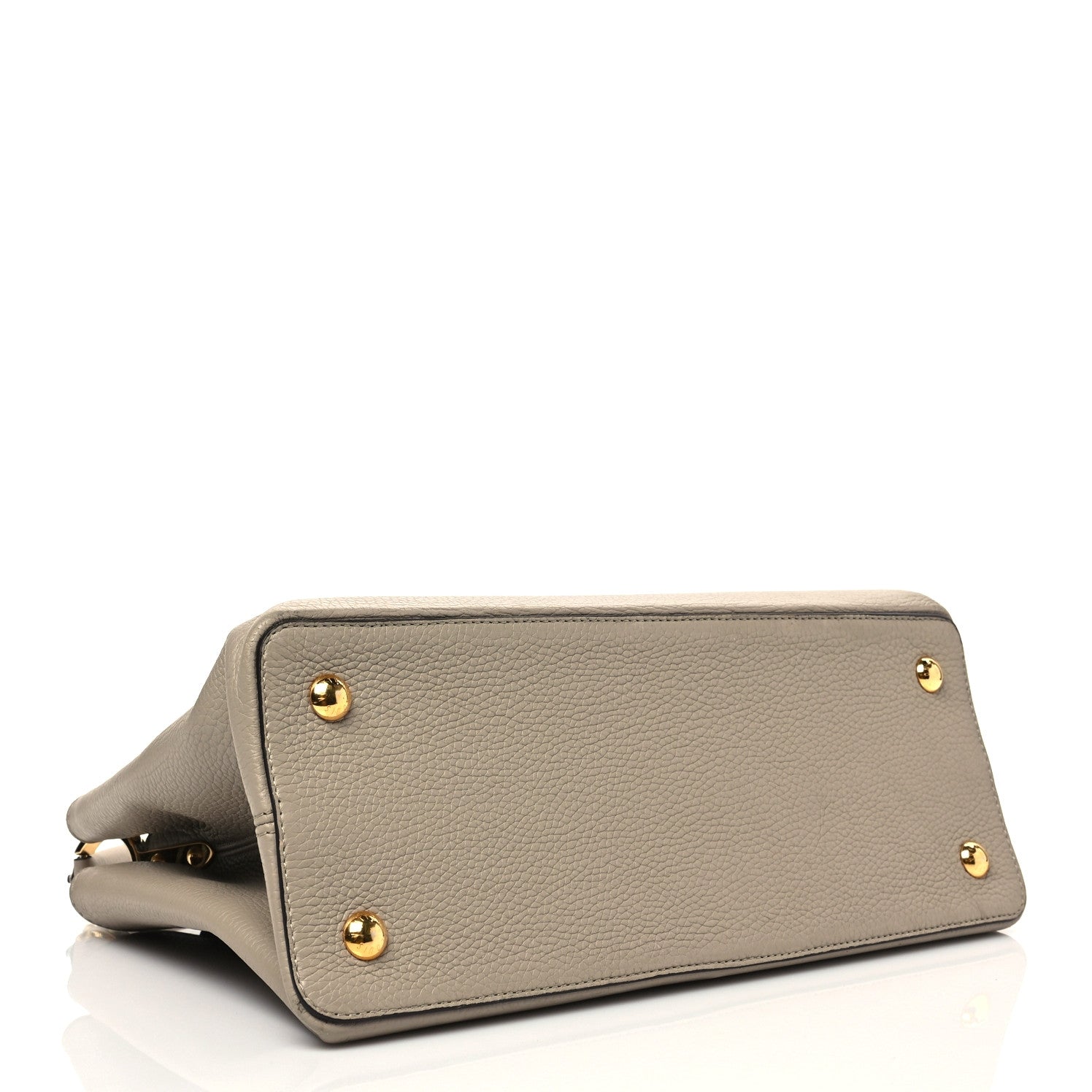 Louis Vuitton Taurillon Capucines MM Galet 4 of 10