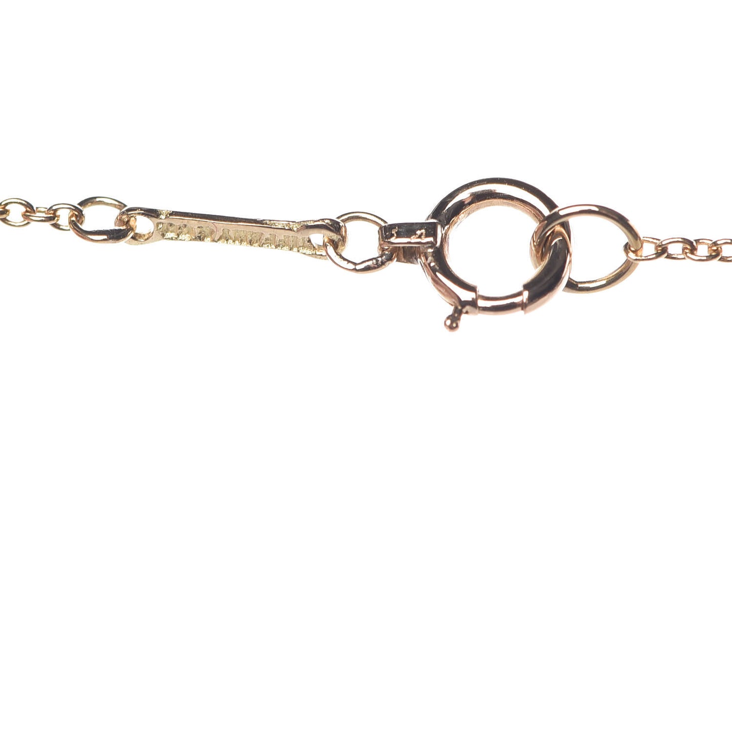 18K Yellow Gold 11mm Elsa Peretti Open Heart Pendant Necklace