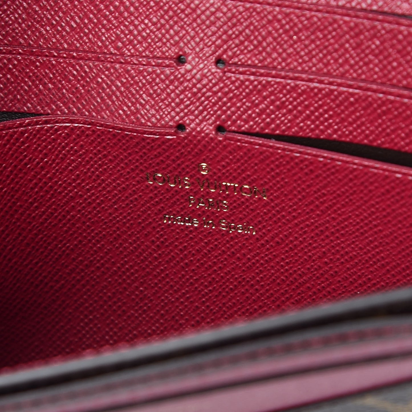 Monogram Jeanne Wallet Fuchsia