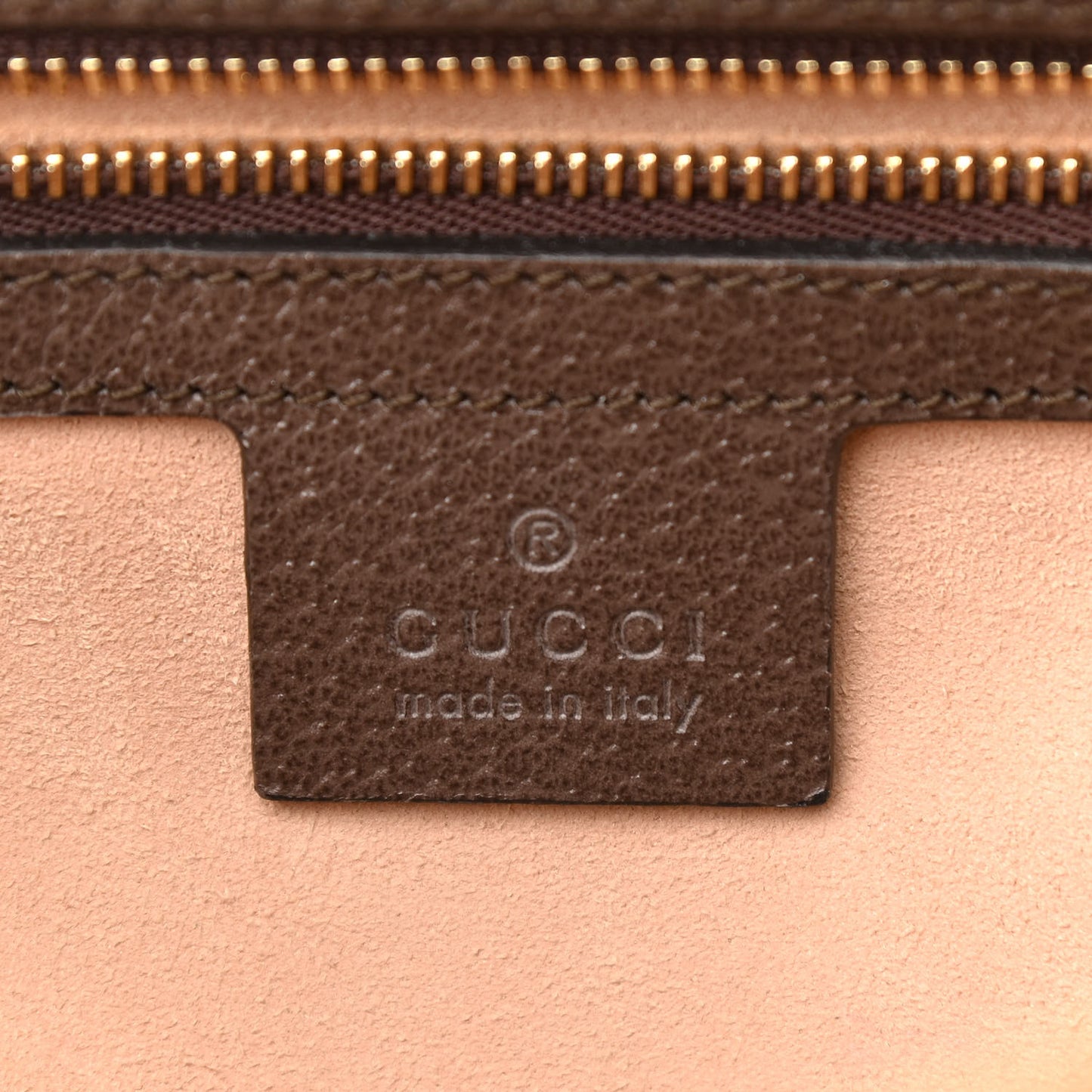 GG Supreme Monogram Web Medium Ophidia Top Handle Dome Bag Brown