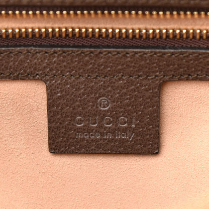 Gucci GG Supreme Monogram Web Medium Ophidia Top Handle Dome Bag Brown 6 of 13