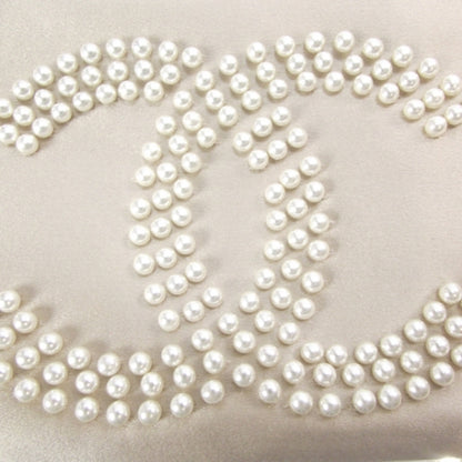 Chanel Satin Pearl CC Evening Bag 9 of 12