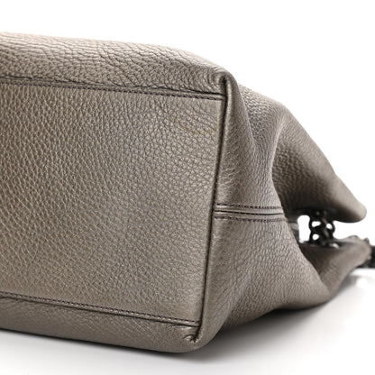 Gucci Metallic Pebbled Calfskin Medium Soho Chain Shoulder Bag Sasso 9 of 9
