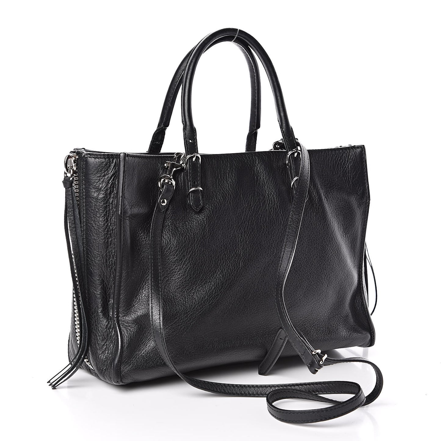 Veau Papier A6 Zip Around Tote Black