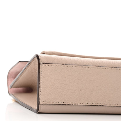 Louis Vuitton Soft Calfskin Mylockme Chain Bag BB Greige 8 of 9