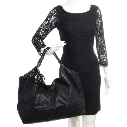 Chanel Calfskin Large Coco Cabas Black 2 of 8