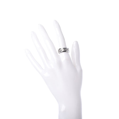 Chopard CARTIER 18K White Gold Entrelaces Ring 55 7.25 2 of 6