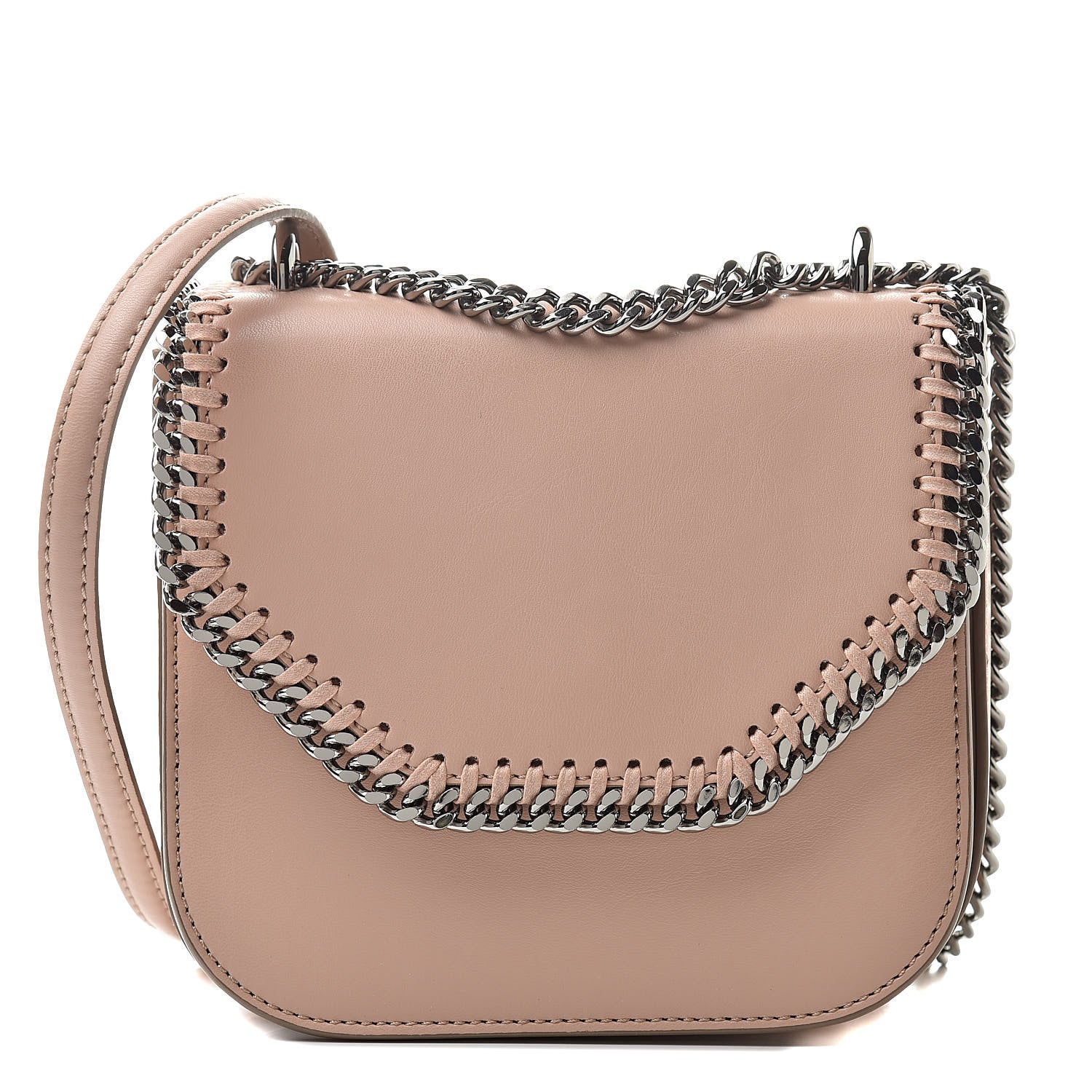 Stella McCartney Eco Alter Nappa Mini Falabella Box Shoulder Bag Powder 1 of 10