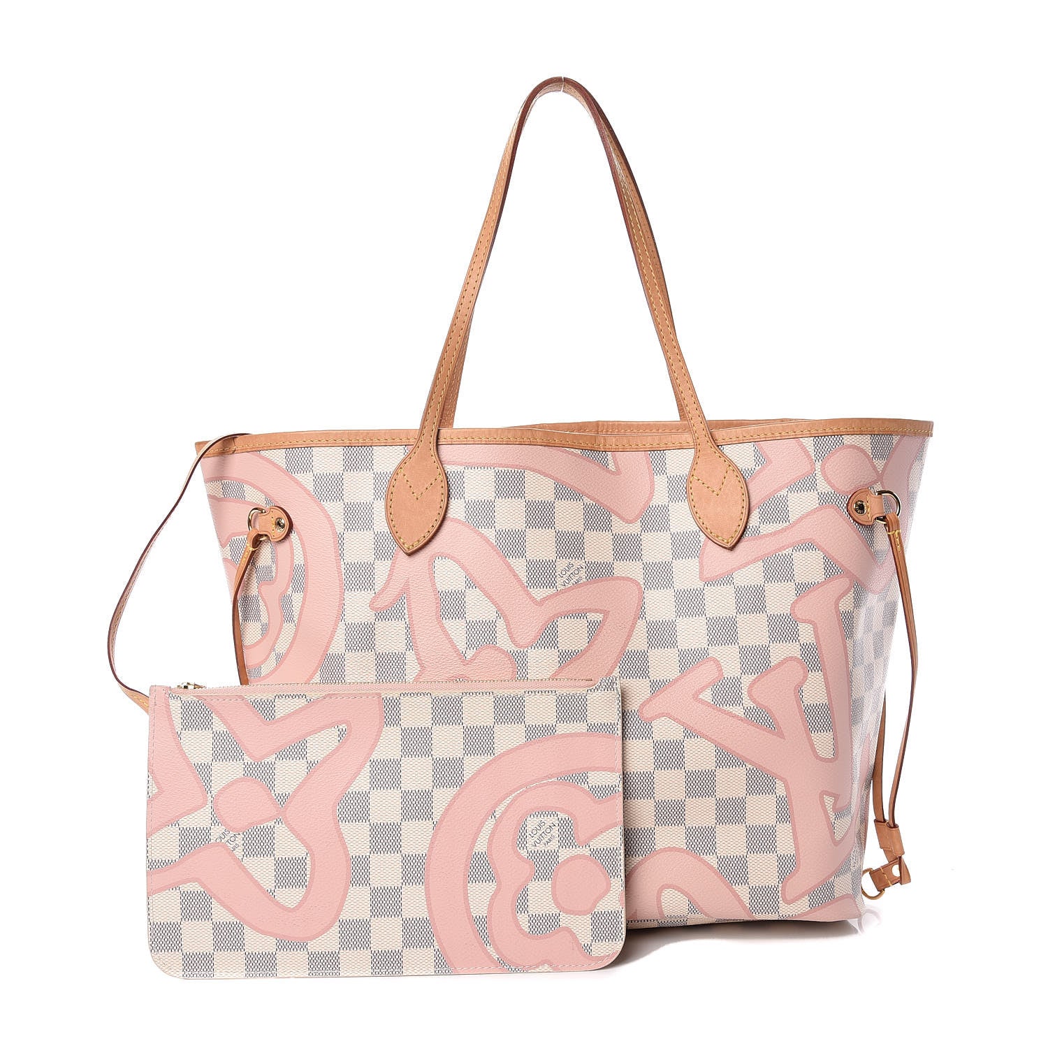 Louis Vuitton Damier Azur Tahitienne Neverfull MM 1 of 18