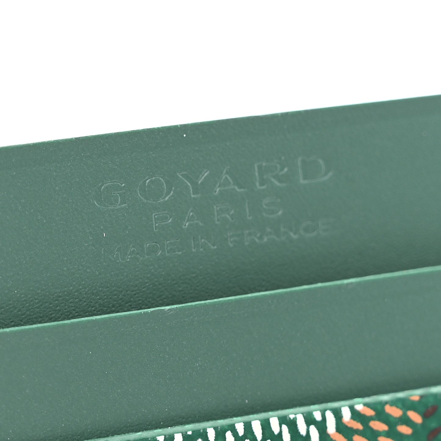 Goyardine Saint Sulpice Card Holder Green