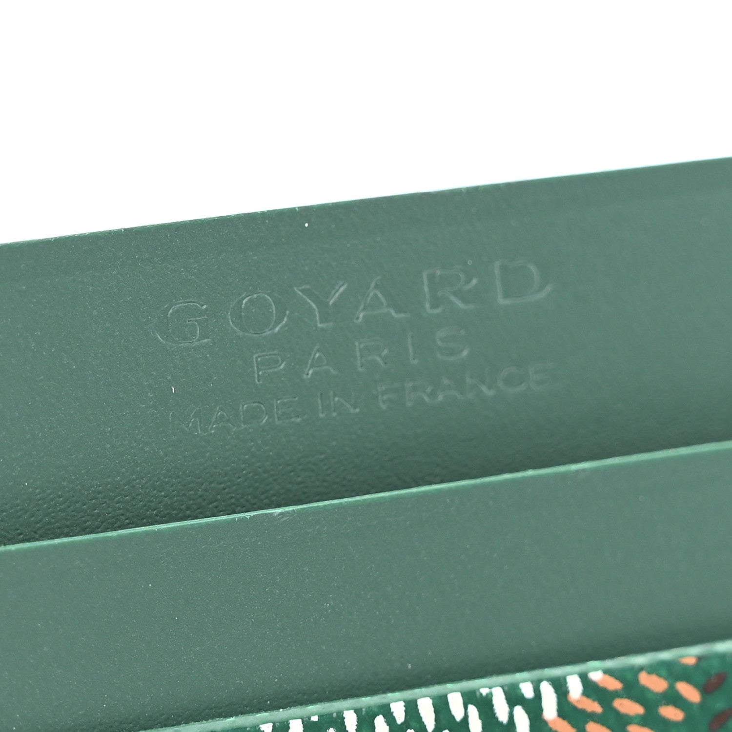 Goyard Goyardine Saint Sulpice Card Holder Green 6 of 8