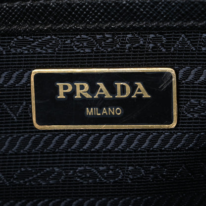 Prada Saffiano Small Galleria Double Zip Tote Black 6 of 10