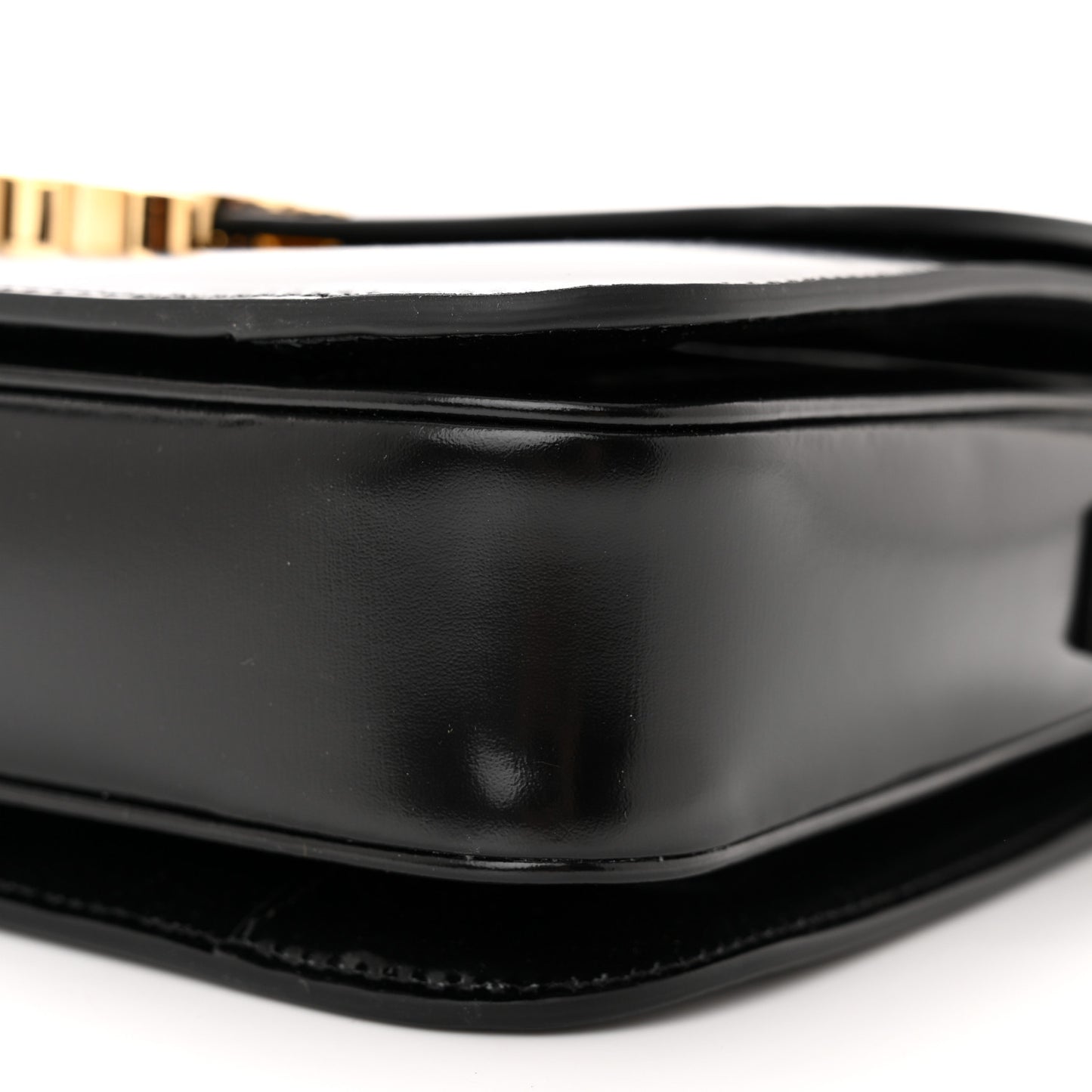 Shiny Calfskin Medium Triomphe Black