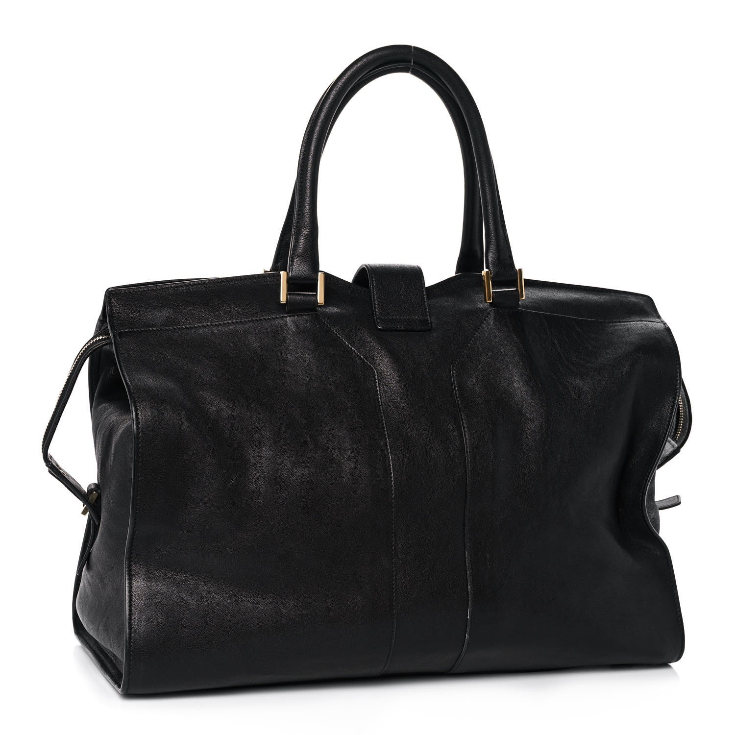 Saint Laurent Sheepskin Large Cabas ChYc Black 3 of 14