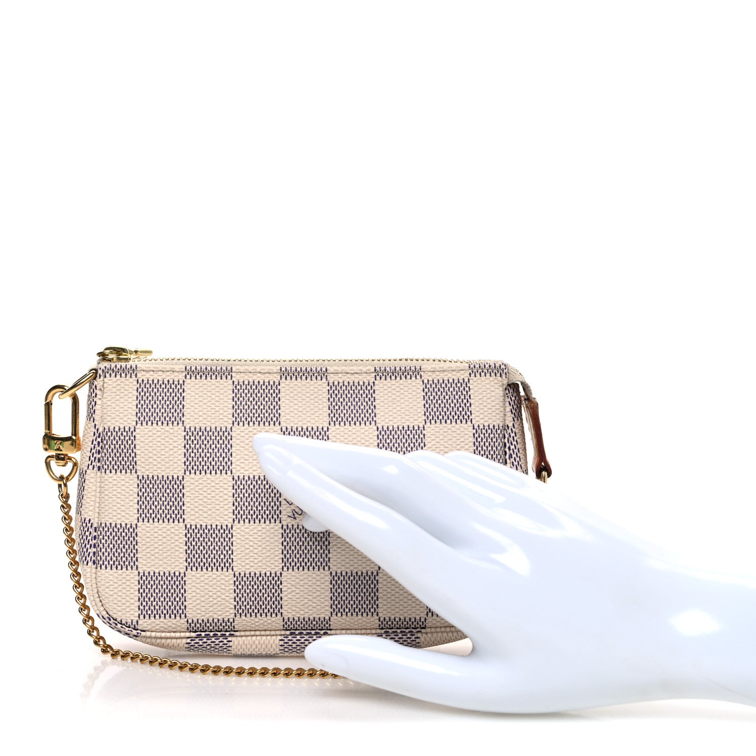 Louis Vuitton Damier Azur Mini Pochette Accessories 2 of 7