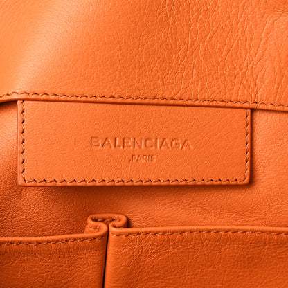 Balenciaga Veau Papier A4 Zip Around Tote Mandarine 7 of 13