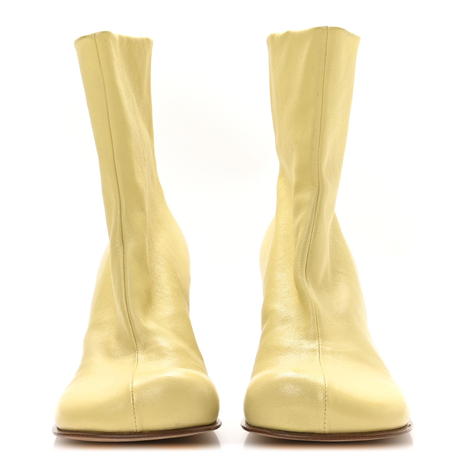 Bottega Veneta Nappa Bloc 70mm Ankle Boots 41 Moon Beam 3 of 7