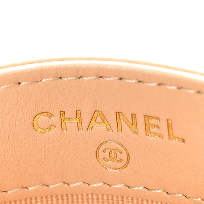 Chanel Caviar Quilted Card Holder Beige 6 of 10