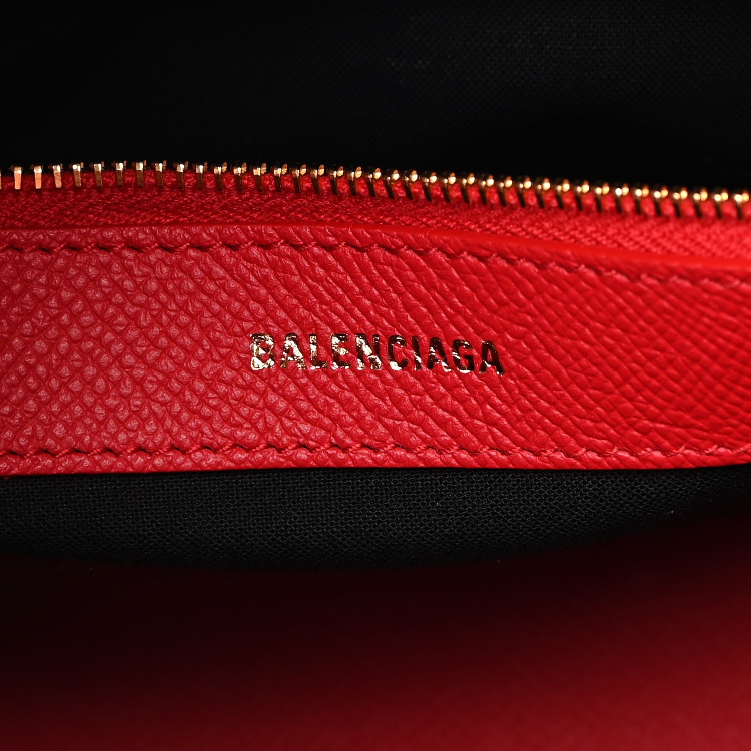 Balenciaga Grained Calfskin S Ville Top Handle Bag Rouge Coquelicot 6 of 15