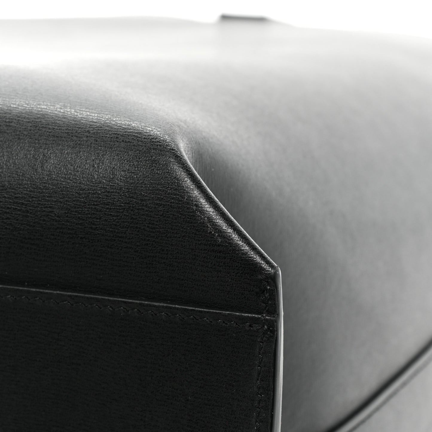 Calfskin Medium Shopper Tote Black