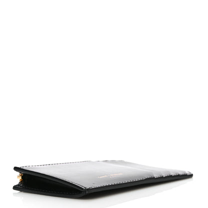 Saint Laurent Calfskin 5 Fragments Zip Pouch Card Holder Black 4 of 12