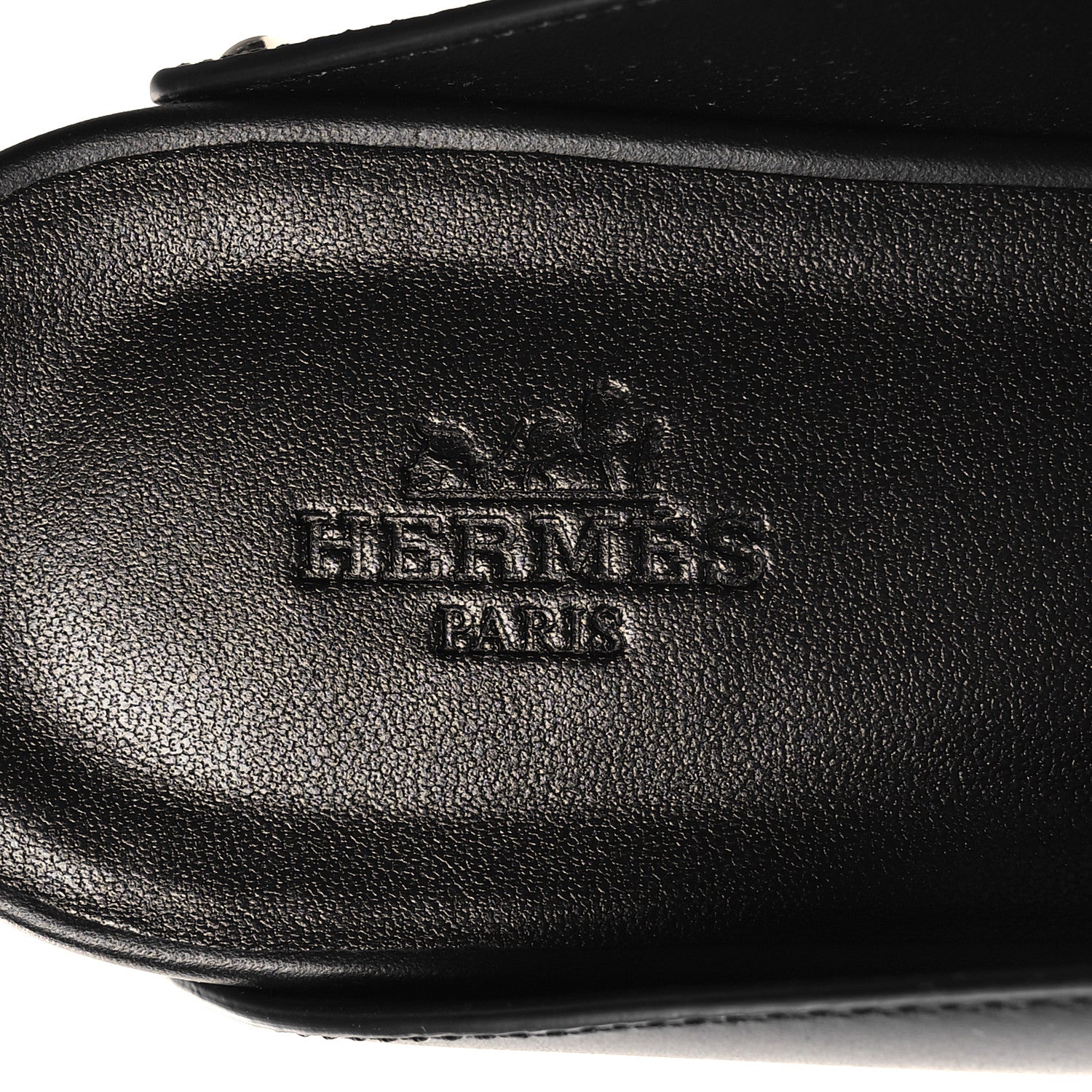 Hermes Calfskin Calya Mules 36 Black 7 of 8