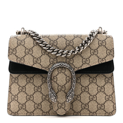 Gucci GG Supreme Monogram Mini Dionysus Shoulder Bag Black 1 of 13