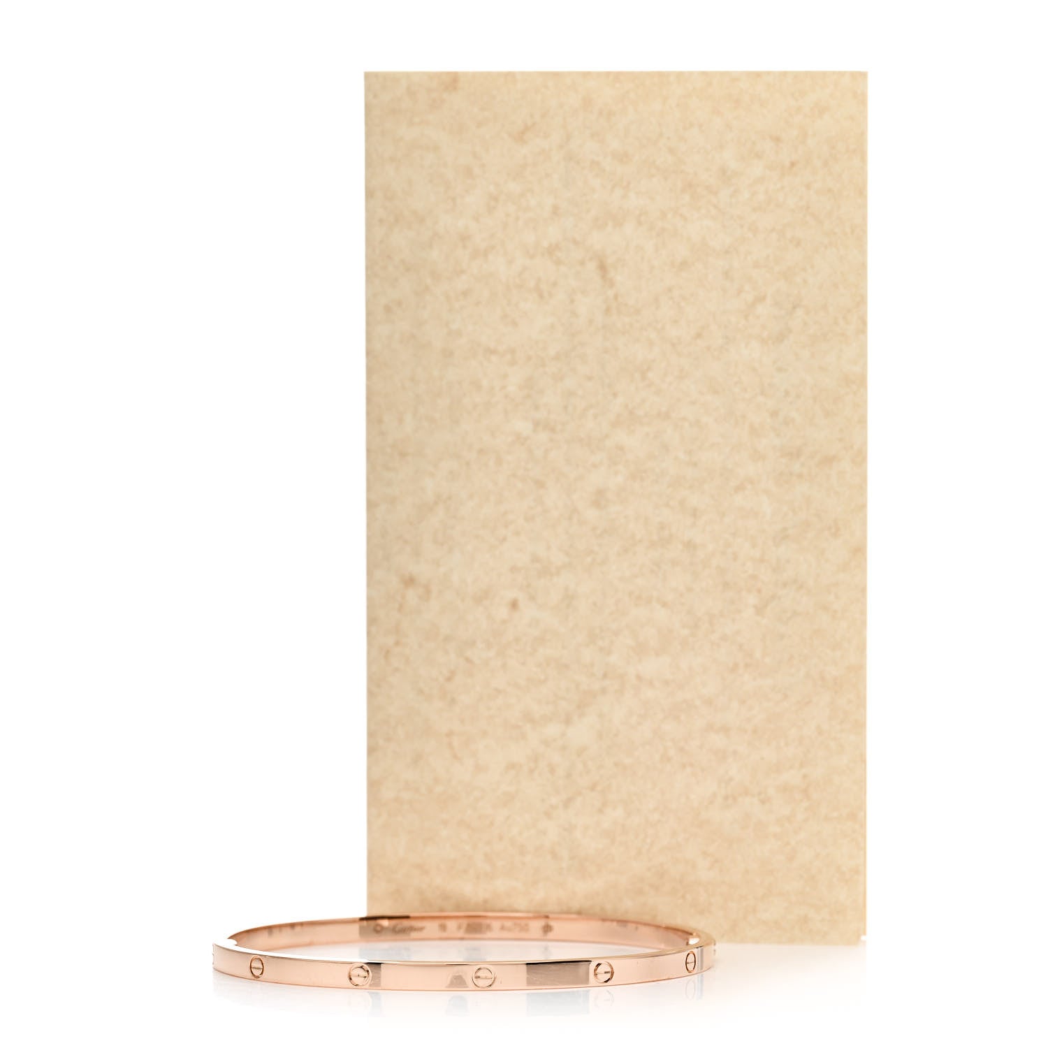 Cartier 18K Pink Gold Small LOVE Bracelet 19 5 of 5