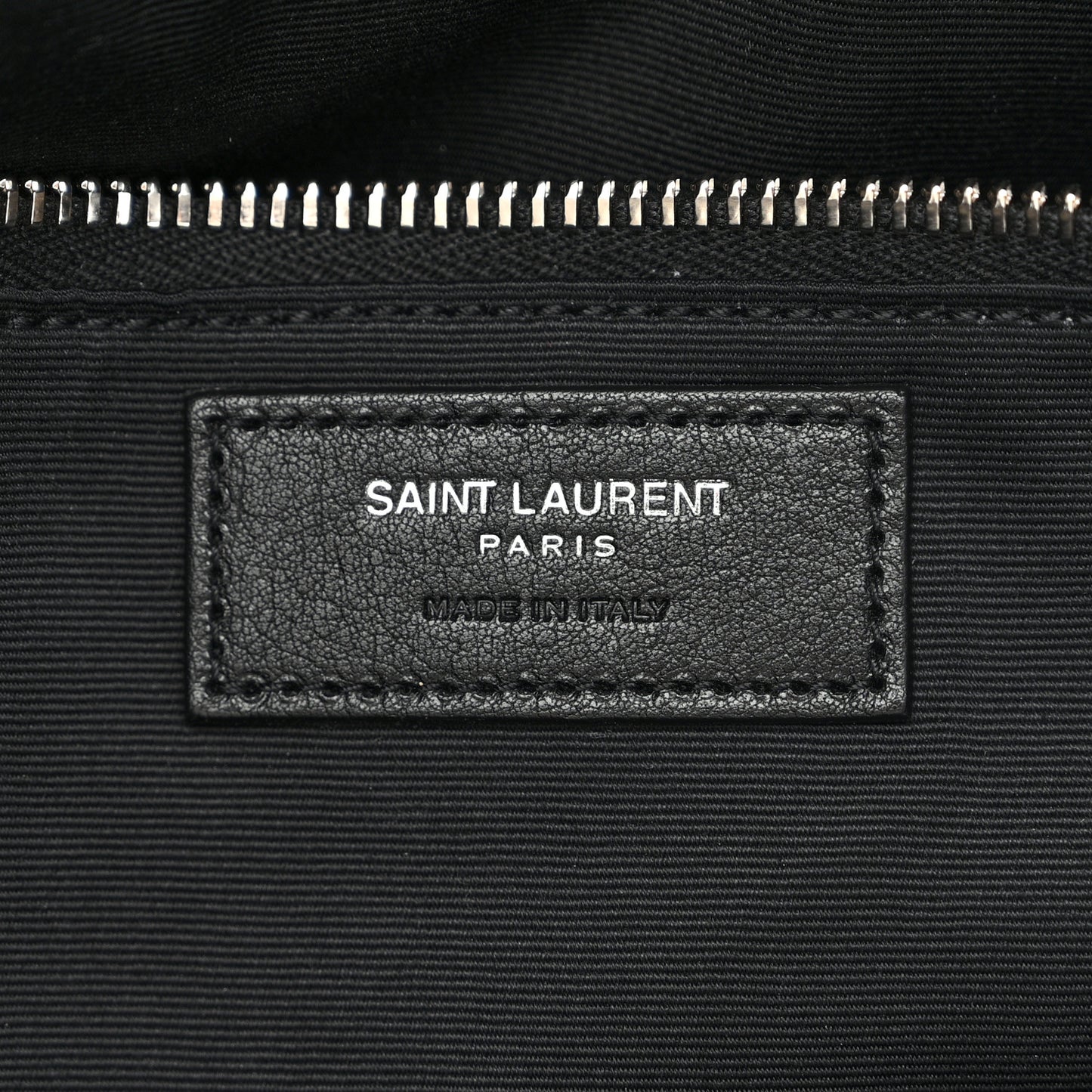 Raffia Linen Calfskin Rive Gauche Tote Black