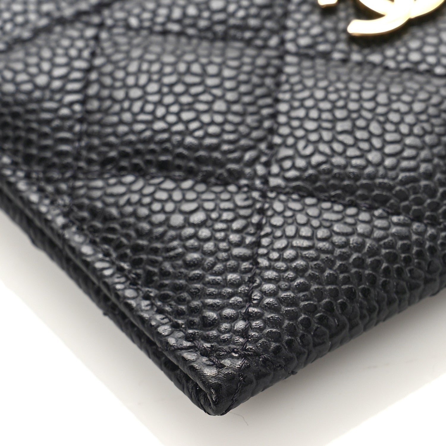 Chanel Caviar Quilted Card Holder Black 8 of 10